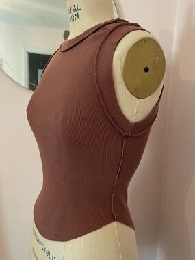 Free People / We the Free Kate Tank in mocha, S